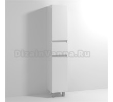 Шкаф-пенал Vod-Ok Best 35 R с бельевой корзиной, белый