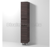 Шкаф-пенал Vod-Ok Best 35 L с бельевой корзиной, палисандр