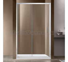 Душевая дверь в нишу Vincea Garda VDS-1G160CL 160 см, профиль хром, стекло прозрачное