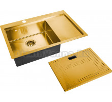Мойка кухонная Zorg Master N-7852-L Bronze