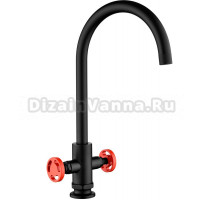 Смеситель для кухни Kaiser Topaz 17333-2 черный