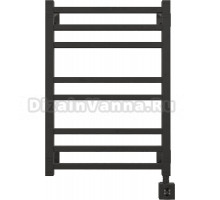 Полотенцесушитель электрический EWRIKA Кассандра PI 70x50 R, черный матовый