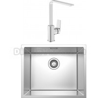 Комплект Мойка кухонная IDDIS Edifice EDI54S0i77 + Смеситель IDDIS Bridge BRDSB00i05 для кухонной мойки