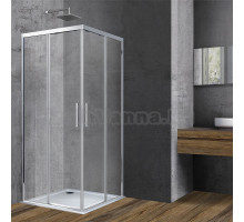 Душевой уголок Vincea Soft VSS-3SO900CL 90x90, профиль хром, стекло прозрачное