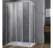 Душевой уголок Vincea Soft VSR-3SO1010CL 100х100 см, профиль хром