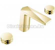 Смеситель для раковины Boheme Venturo 150-MG-DIAMOND матовое золото