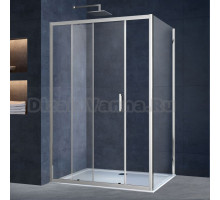 Душевой уголок Vincea Alpha VSR-3AL9013CL 130х90 см, профиль хром