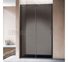 Душевая дверь в нишу Vincea Como VPS-1C120CGB 120 см, профиль черный, стекло тонированное