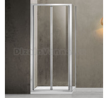 Душевой уголок Vincea Garda VSR-1G8090CL 90x80 см, профиль хром, стекло прозрачное