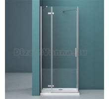 Душевая дверь в нишу BelBagno Kraft B-12-60/20-C-Cr L