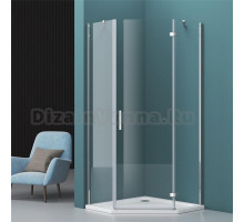 Душевой уголок BelBagno Kraft P-1-100-C-Cr R