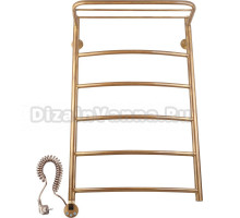 Полотенцесушитель электрический Secado Милан 4 50х80 бронза, L