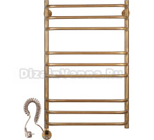 Полотенцесушитель электрический Secado Мерида 3 50х80 бронза, L