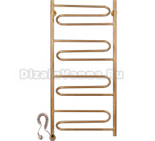 Полотенцесушитель электрический Secado Валенсия 1 50х100 бронза, L