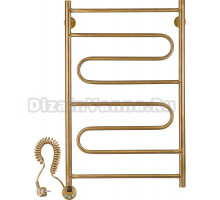 Полотенцесушитель электрический Secado Валенсия 2 50х80 бронза, L