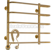 Полотенцесушитель электрический Secado Венеция 2 50х60 бронза, L