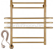 Полотенцесушитель электрический Secado Палермо 50х60 бронза, L