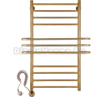 Полотенцесушитель электрический Secado Палермо 50х100 бронза, L