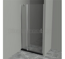 Душевая дверь в нишу BelBagno Uno B-12-50+70-C-Cr стекло прозрачное