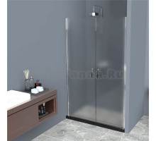 Душевая дверь в нишу BelBagno Uno B-2-110-P-Cr стекло текстурное