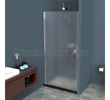 Душевая дверь в нишу BelBagno Uno B-1-85-P-Cr стекло текстурное