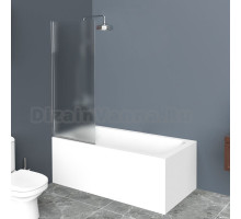 Шторка на ванну BelBagno Uno V-1-85/150-P-Cr стекло punto