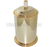 Мусорное ведро Boheme Murano 10907-W-G золото