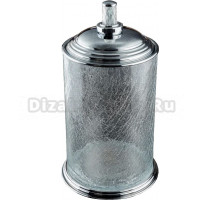 Мусорное ведро Boheme Murano Cristal 10914-CRST-CH хром