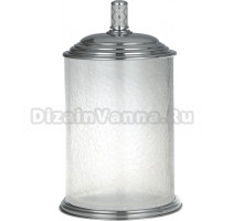 Мусорное ведро Boheme Murano 10914-W-CR хром