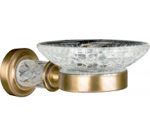 Мыльница Boheme Murano Cristal 10903-CRST-BR бронза
