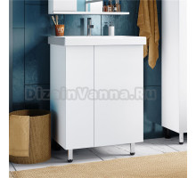 Тумба с раковиной Misty Лира 60 напольная