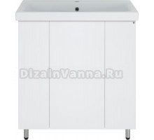 Тумба с раковиной Misty Лира 80 напольная