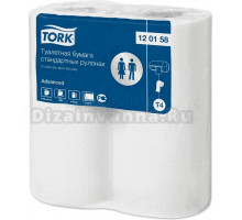 Туалетная бумага Tork Advanced 120158 T4 (Блок: 4 рулона)