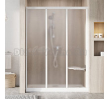 Душевая дверь в нишу Ravak Supernova ASDP3-130, Grape, 200, профиль белый