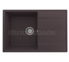 Мойка кухонная Domaci Солерно DP 750-06 трюфель