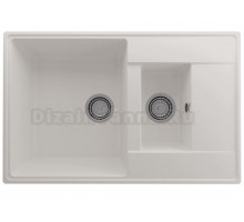 Мойка кухонная Domaci Солерно DP 780 1,5 K-01 жасмин