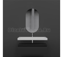 Мебель для ванной Armadi Art Flat 120 подвесная, антрацит матовый