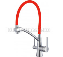 Смеситель для кухни Savol S-L1805-03 с гибким изливом