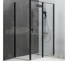 Душевой уголок Allen Brau Priority 100х80, профиль черный