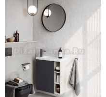 Мебель для ванной Aqwella Alba 60 L, подвесная, светлый камень