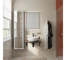 Мебель для ванной DIWO Элиста 60 чёрный мрамор, с раковиной Moduo 40 RING