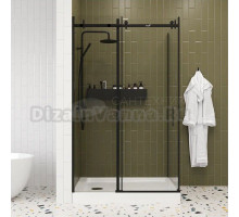 Душевой уголок Cerutti Spa Cezares 120B 120x90, профиль черный