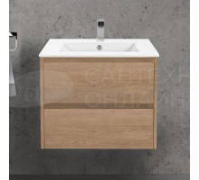 Тумба с раковиной Vincea Gio 60 натуральный дуб