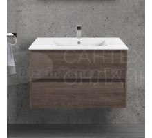 Тумба с раковиной Vincea Gio 80 темный дуб
