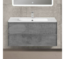 Тумба с раковиной Vincea Vico 100 бетон