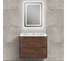 Мебель для ванной Vincea Paola 60 темный дуб, белая раковина
