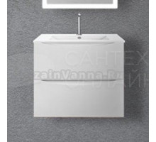 Тумба с раковиной Vincea Mia 60 белая глянцевая