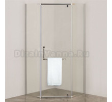 Душевой уголок DIWO Ростов RO03-090MCR/G 90х90, матовое стекло