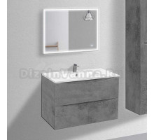 Мебель для ванной Vincea Mia 80 бетон, раковина VBS-13980