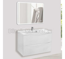 Мебель для ванной Vincea Mia 75 белая глянцевая